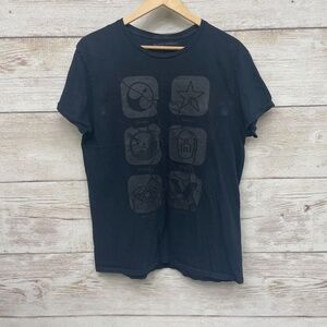 BLACK MIRROR‎ Loot Crate Exclusive Black T-shirt Netflix Lootwear tee Size Large